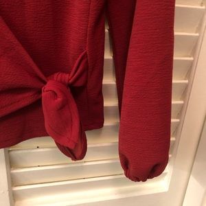 Madewell Texture & Thread Crepe Wrap Top